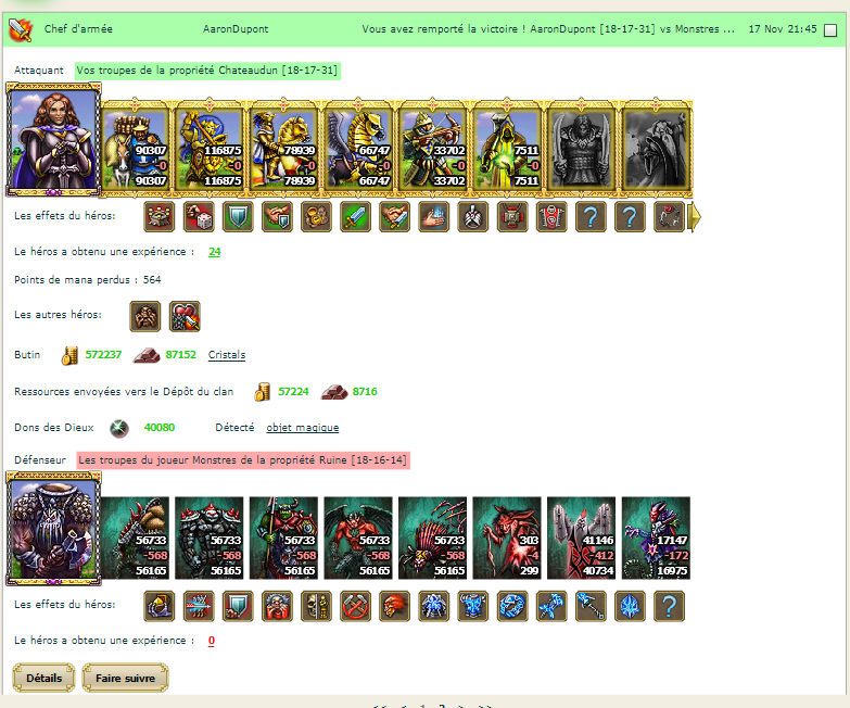 Screenshots du combat contre une r7 de AaronDupont le 17 nov 2017 que j'ai eu la chance de gagner